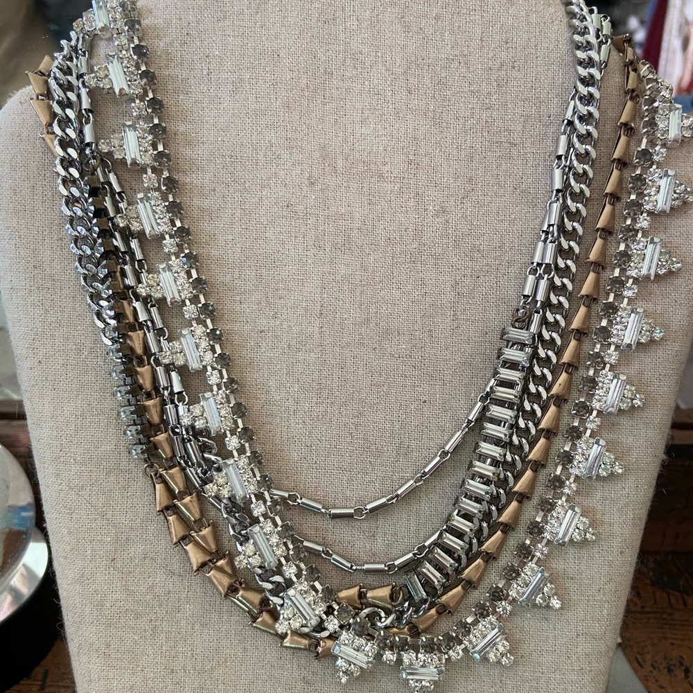 Stella & Dot multi chain necklace